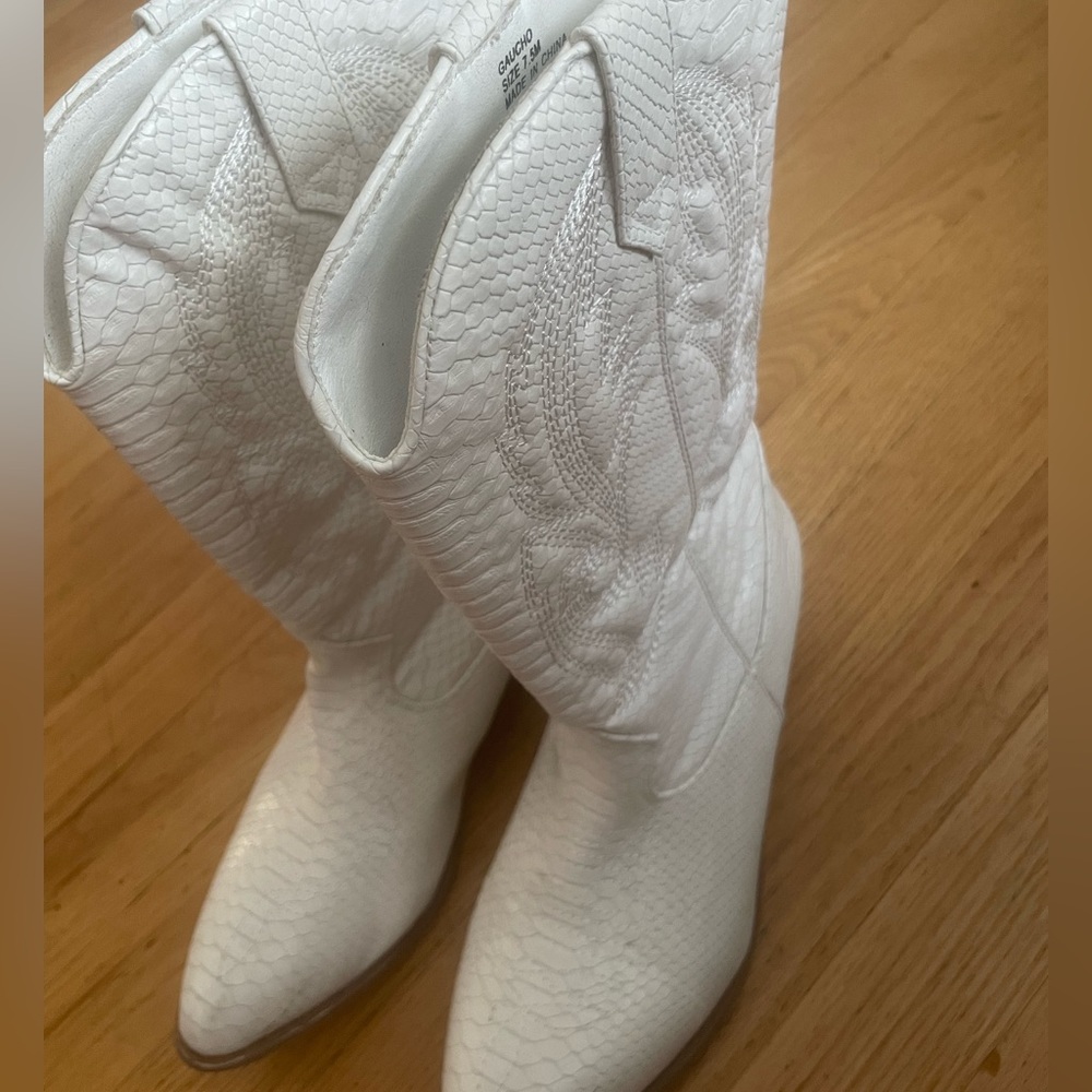white boots